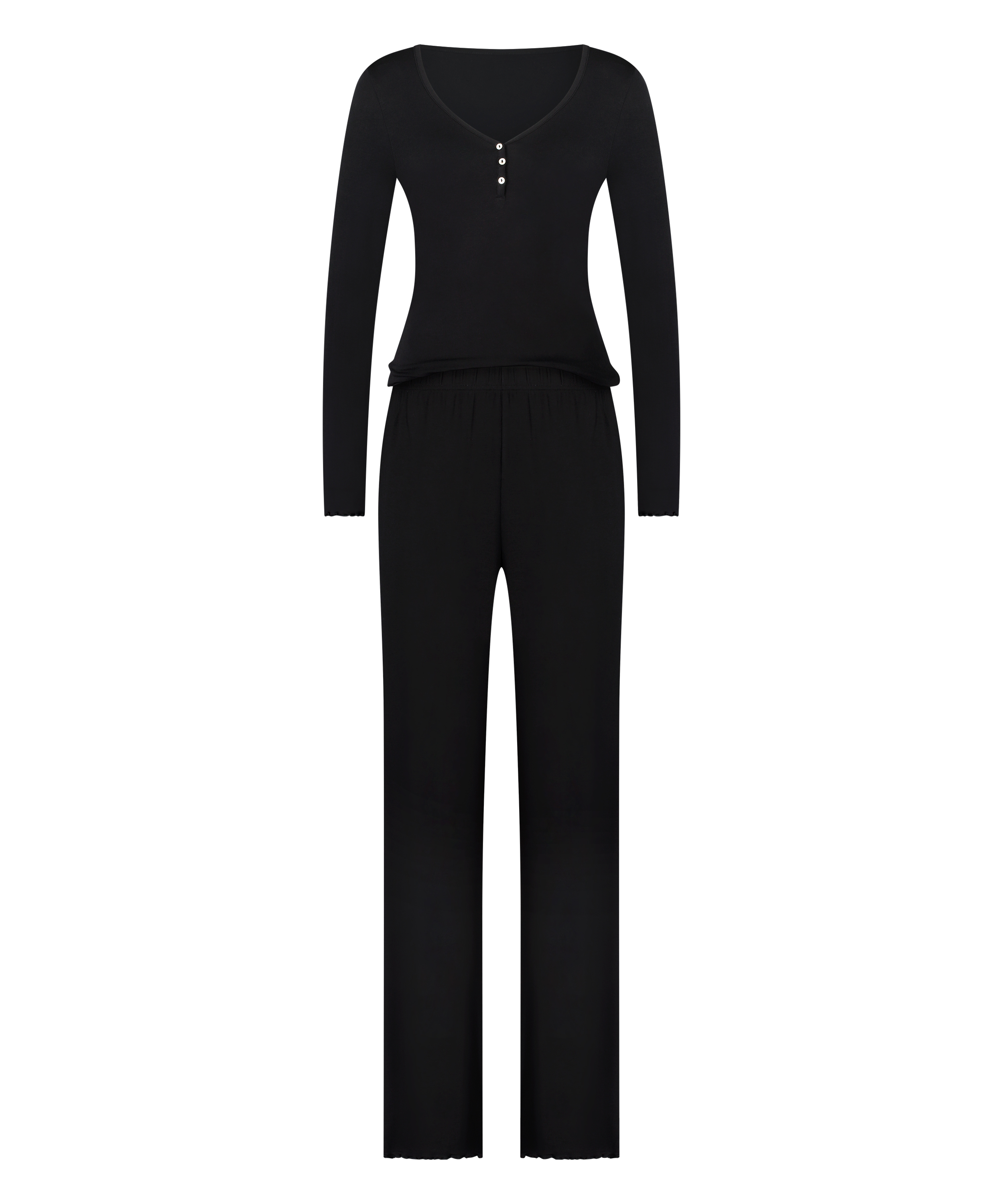 Pajama Set, Black, main