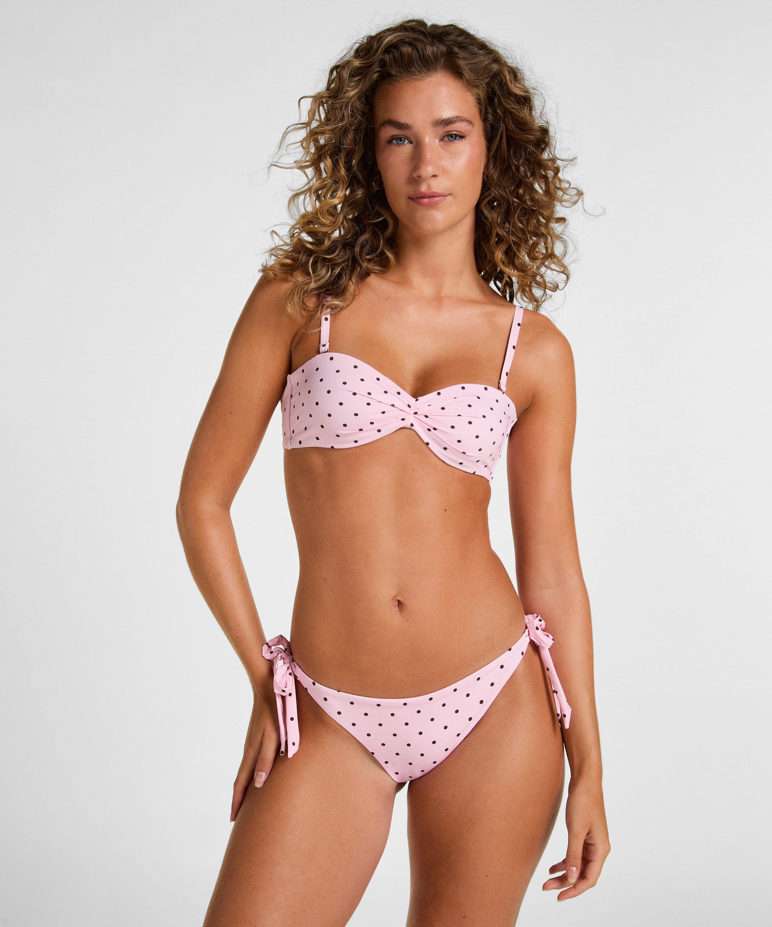 Bandeau Bikini Top Alicante, Pink, main