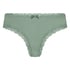 V-shaped Brazilian knickers mesh, Green