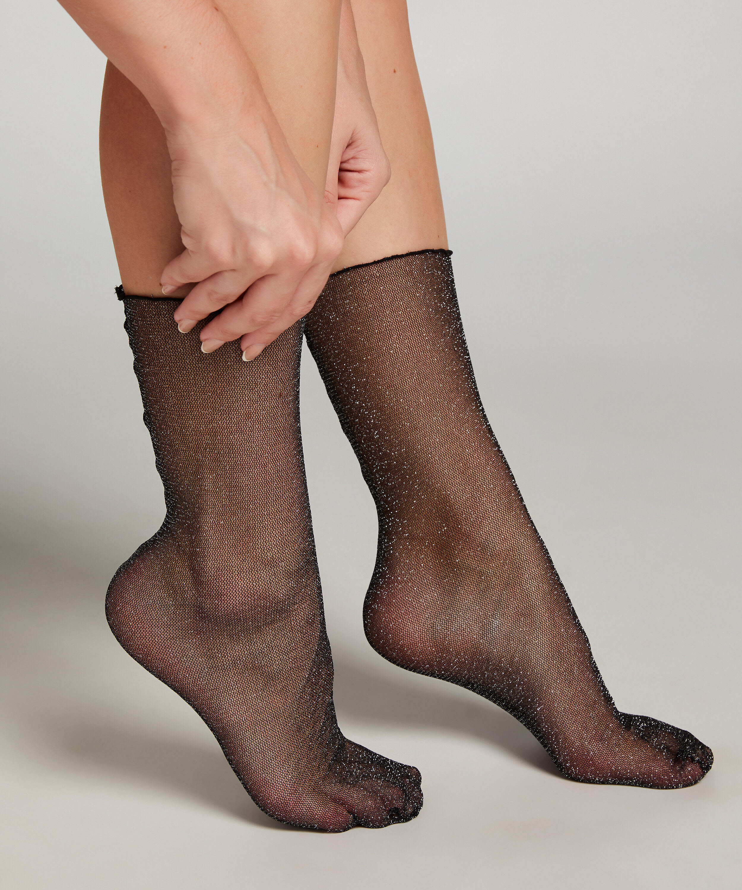 Glitter Socks, Black