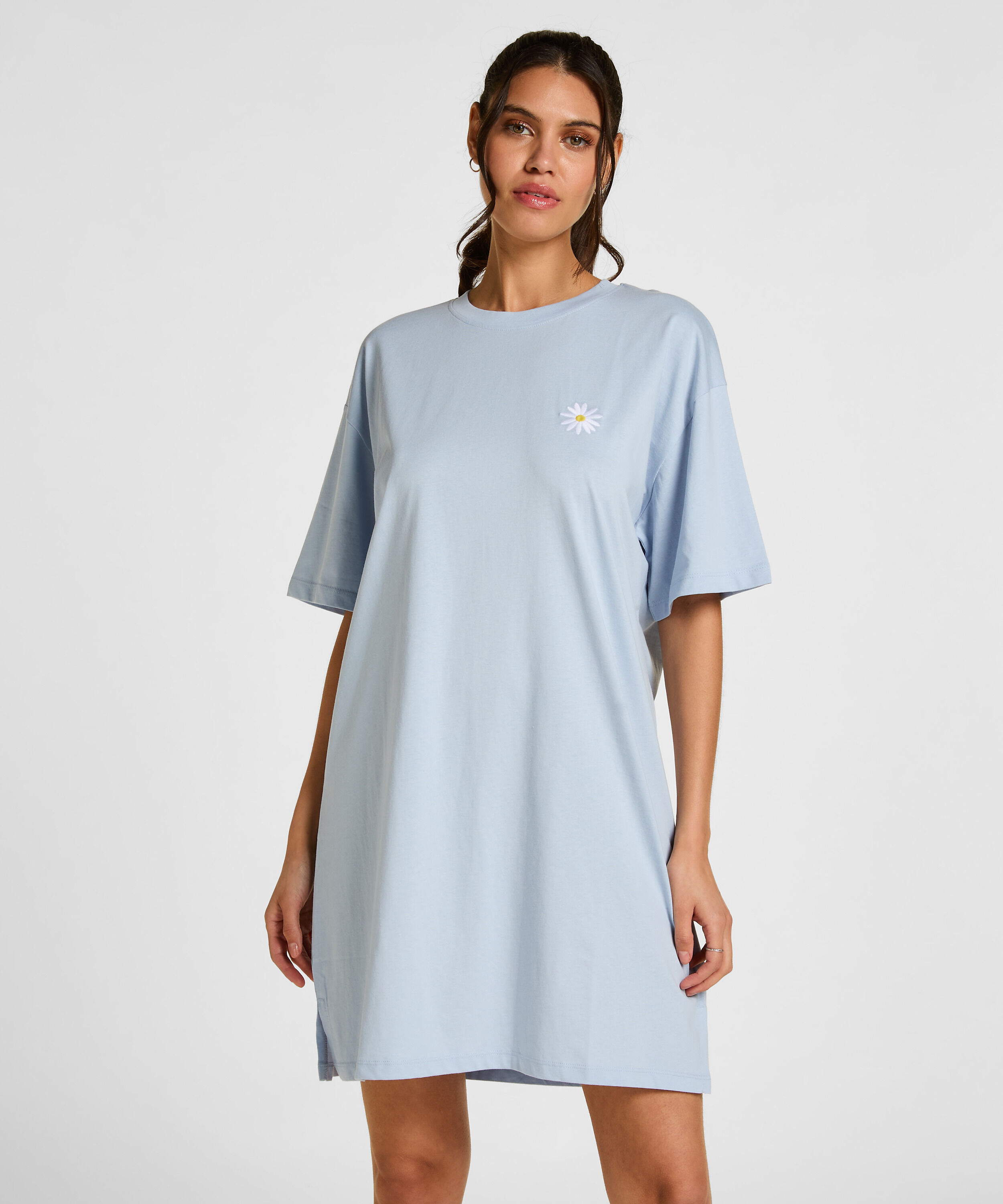 Roundneck Nightshirt, Blue