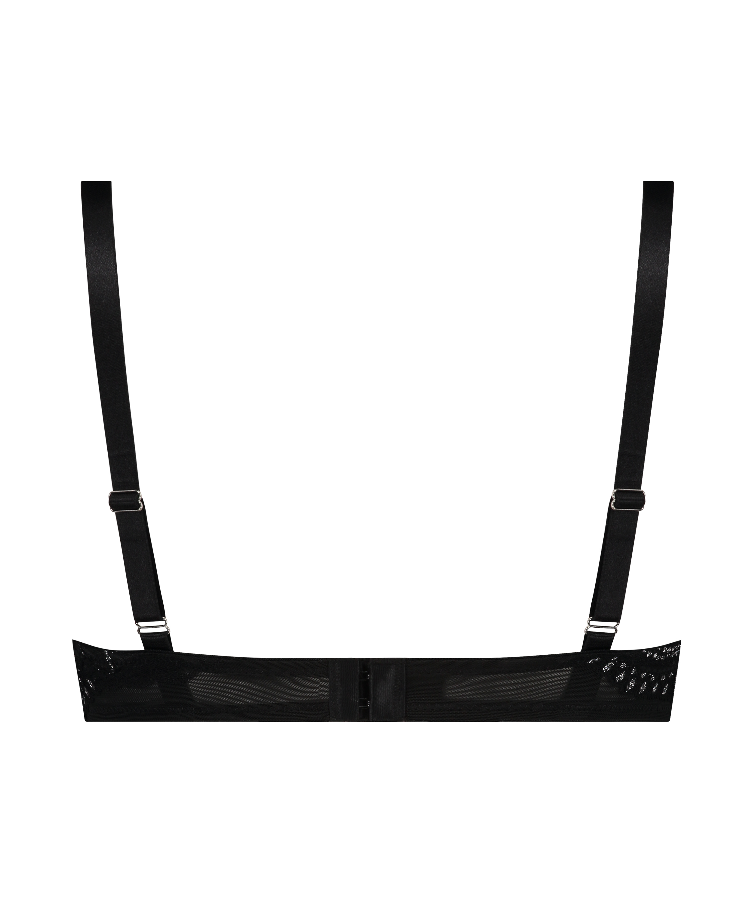 Donna Sparkle Non-Padded Underwired Bra, Black, main