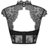 Lace Camille Top, Black