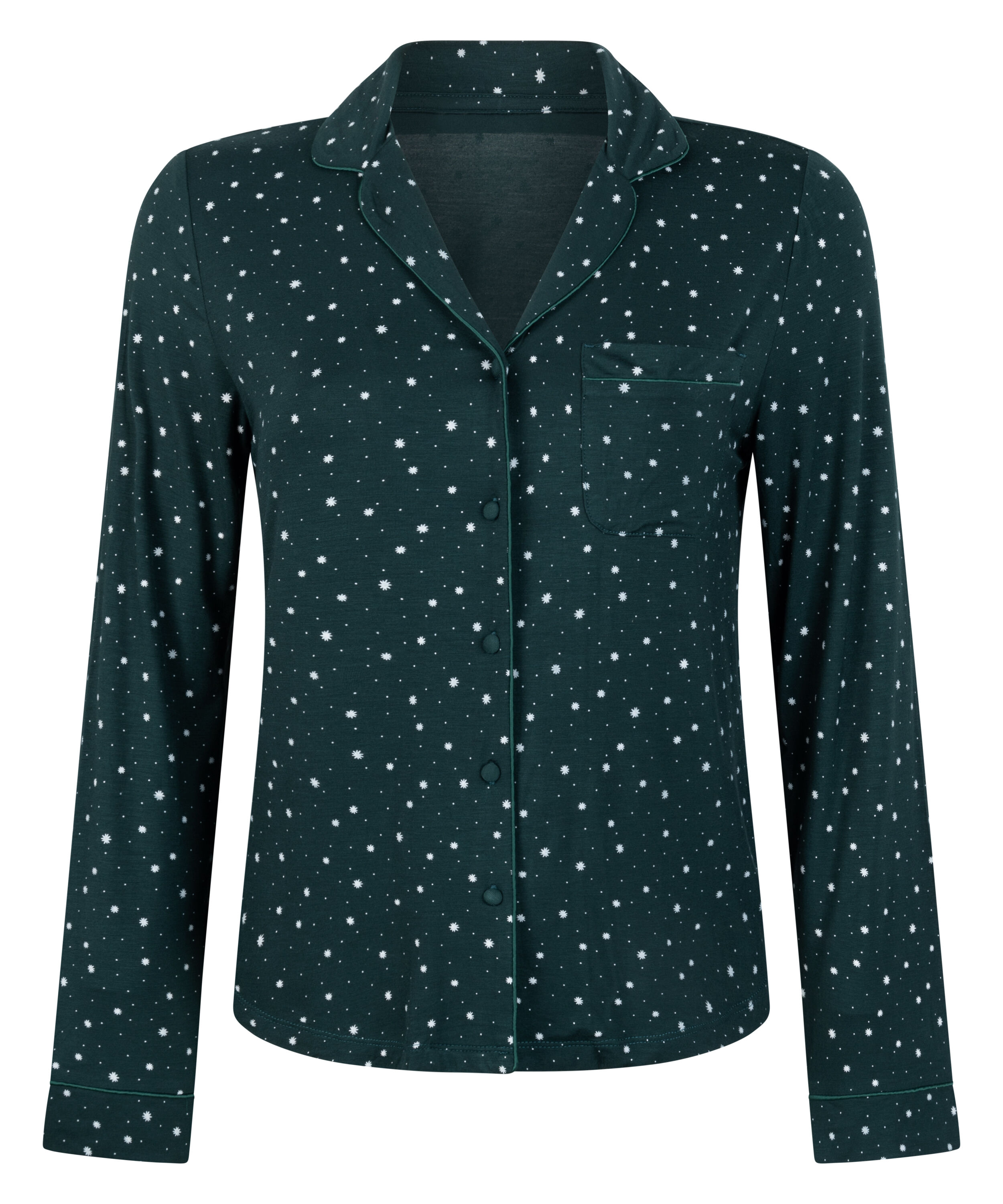 Essential Jersey Long-Sleeved Jacket, Green