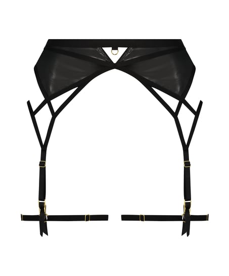 Seductress Suspenders, Black