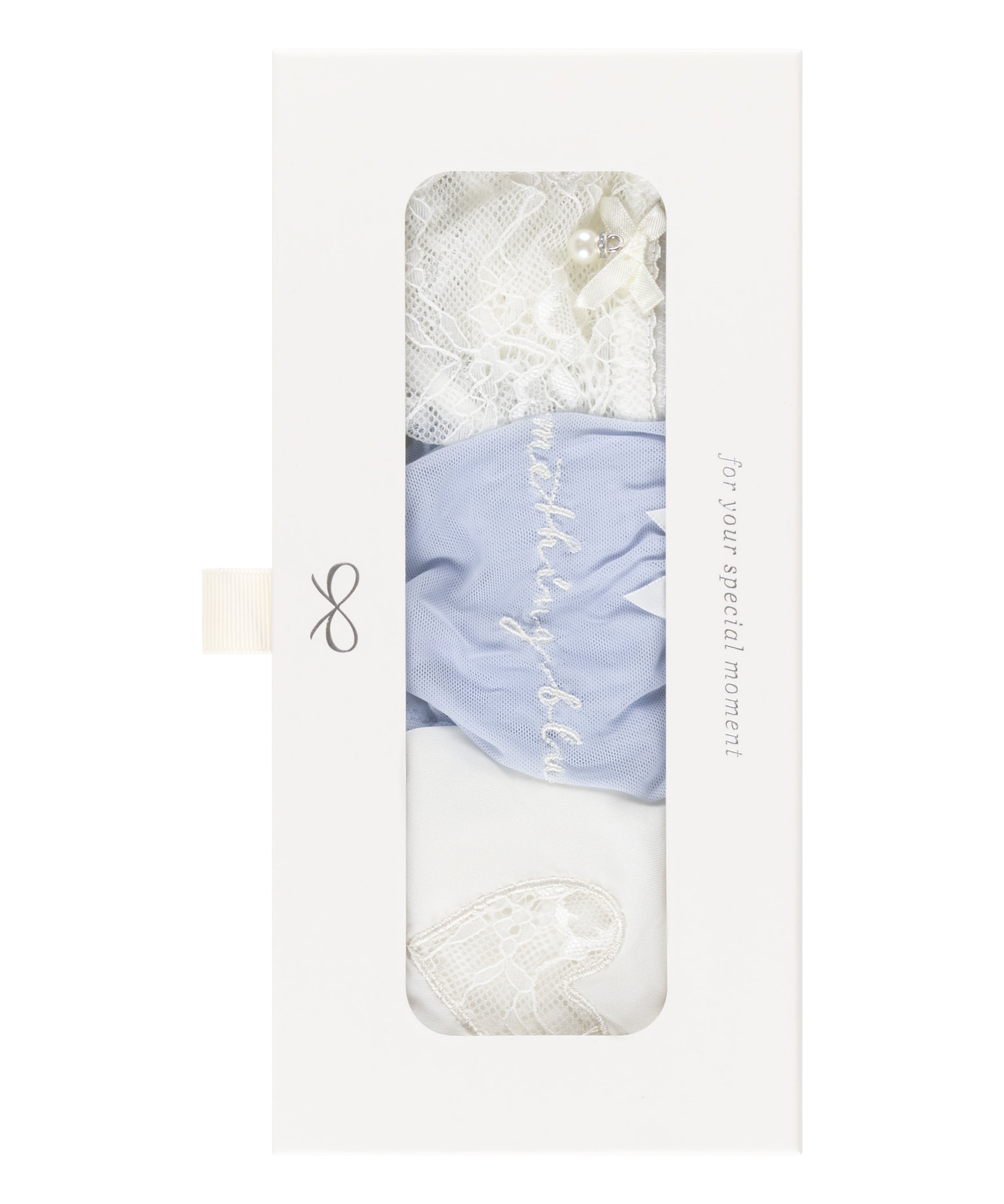 Bridal Thong Multipack, White, main