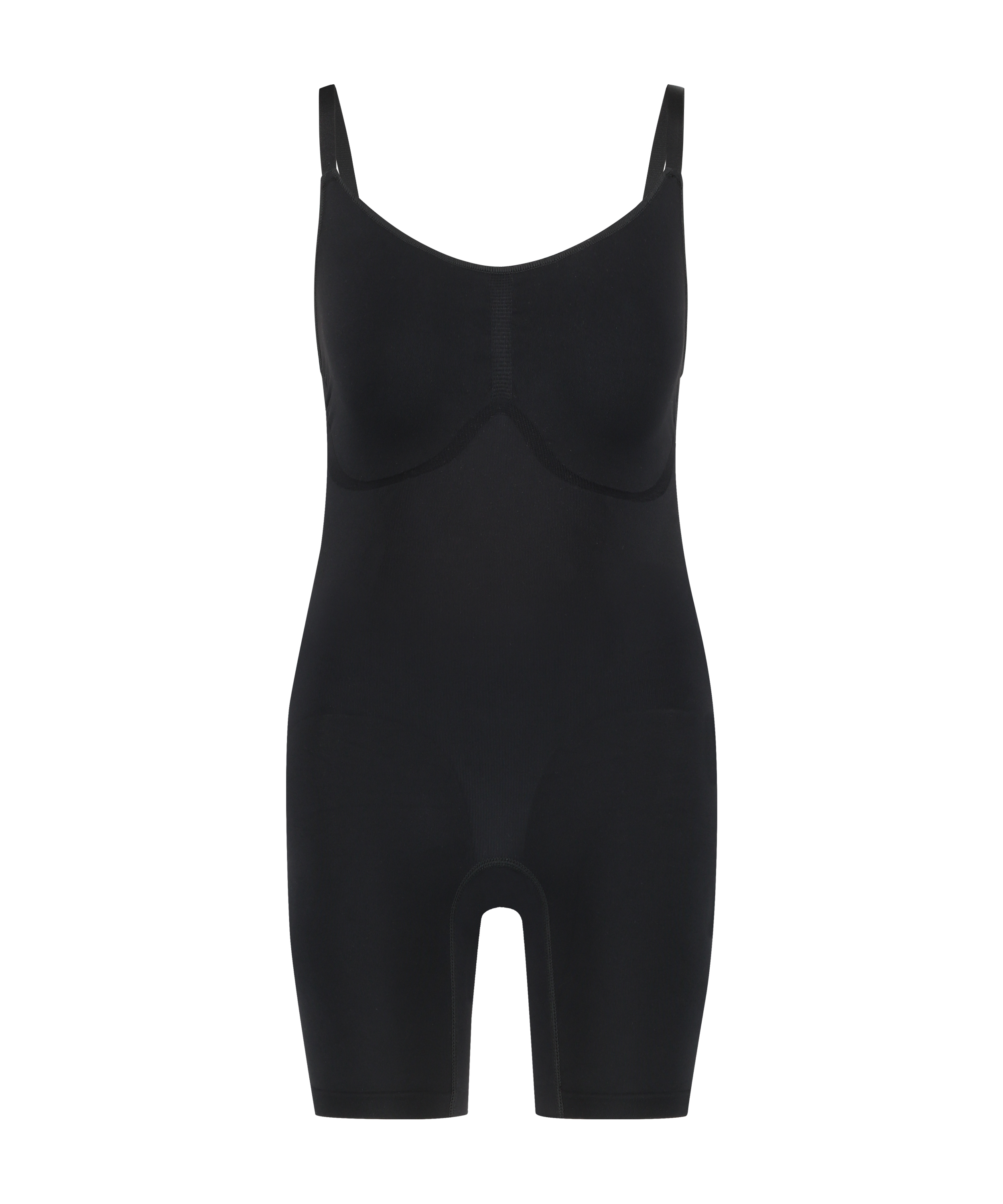 Seamless Enhancing Thigh Slimmer Body, Black, main