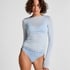 super soft Boatneck shirt with Cashmere, Blue