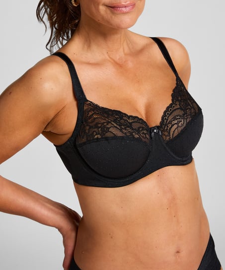 Sophie Non-Padded Underwired Bra, Black