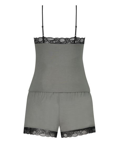 Cami Short Pyjama Set, Green