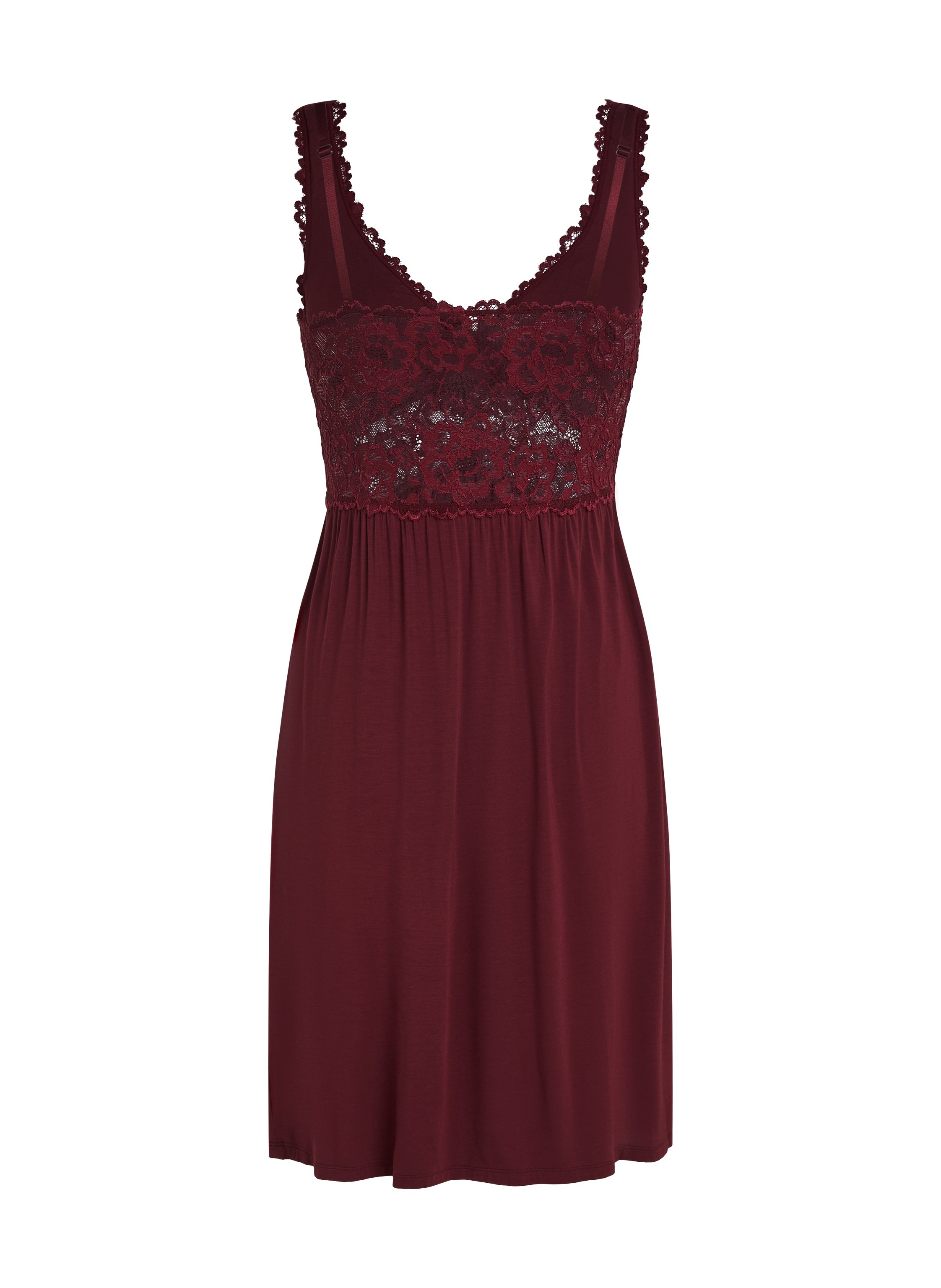 Nora Lace Slip Dress, Purple, main