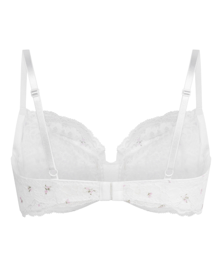 Marine Non-Padded Underwired Bra, White