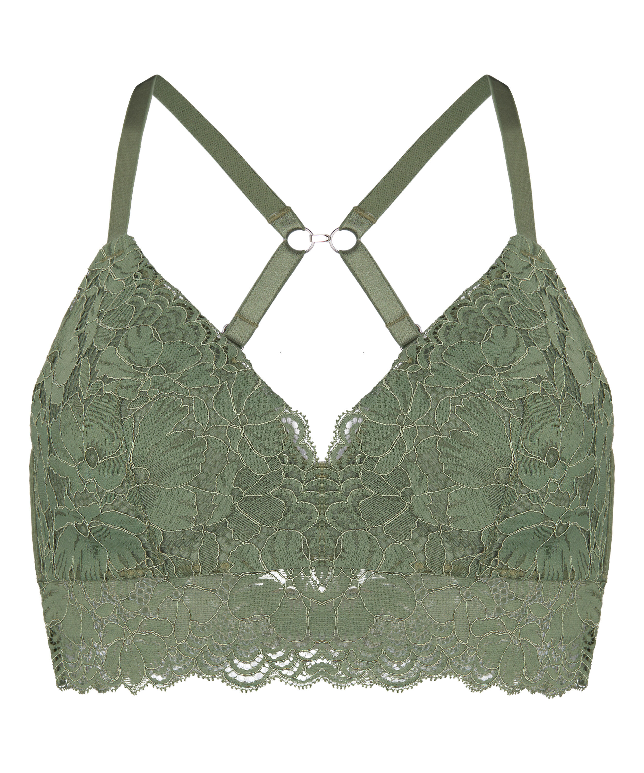 Andrea Padded Non-Wired Bra, Green
