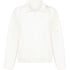 Top Half Zip Sporty Fleece, White