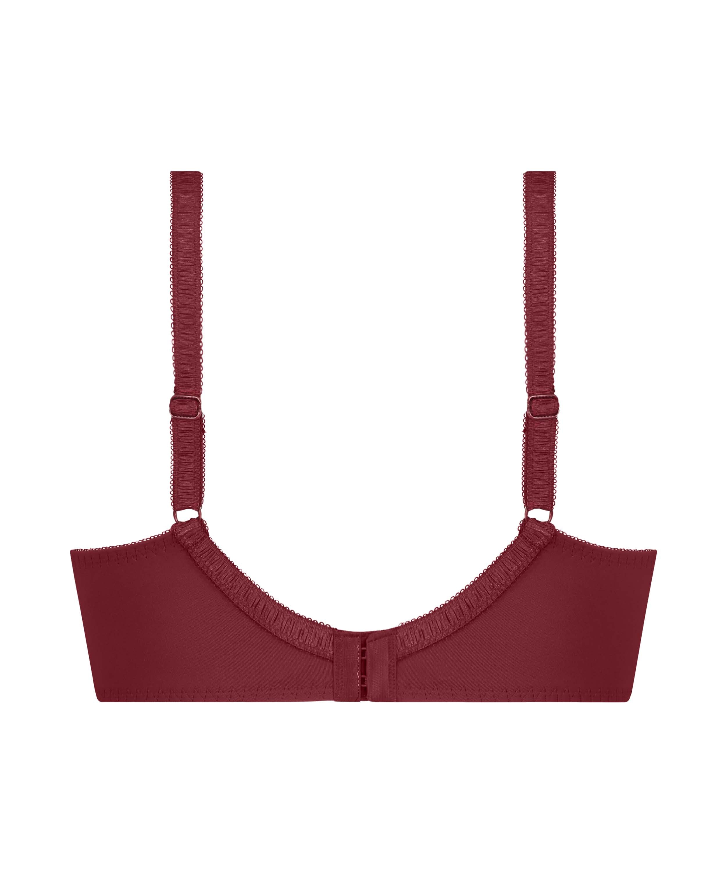 Diva Non-Padded Underwired Bra, Red, main