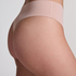 High Waisted Thong Smooth, Beige