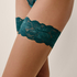 Stay Ups 15 Denier Lace, Green