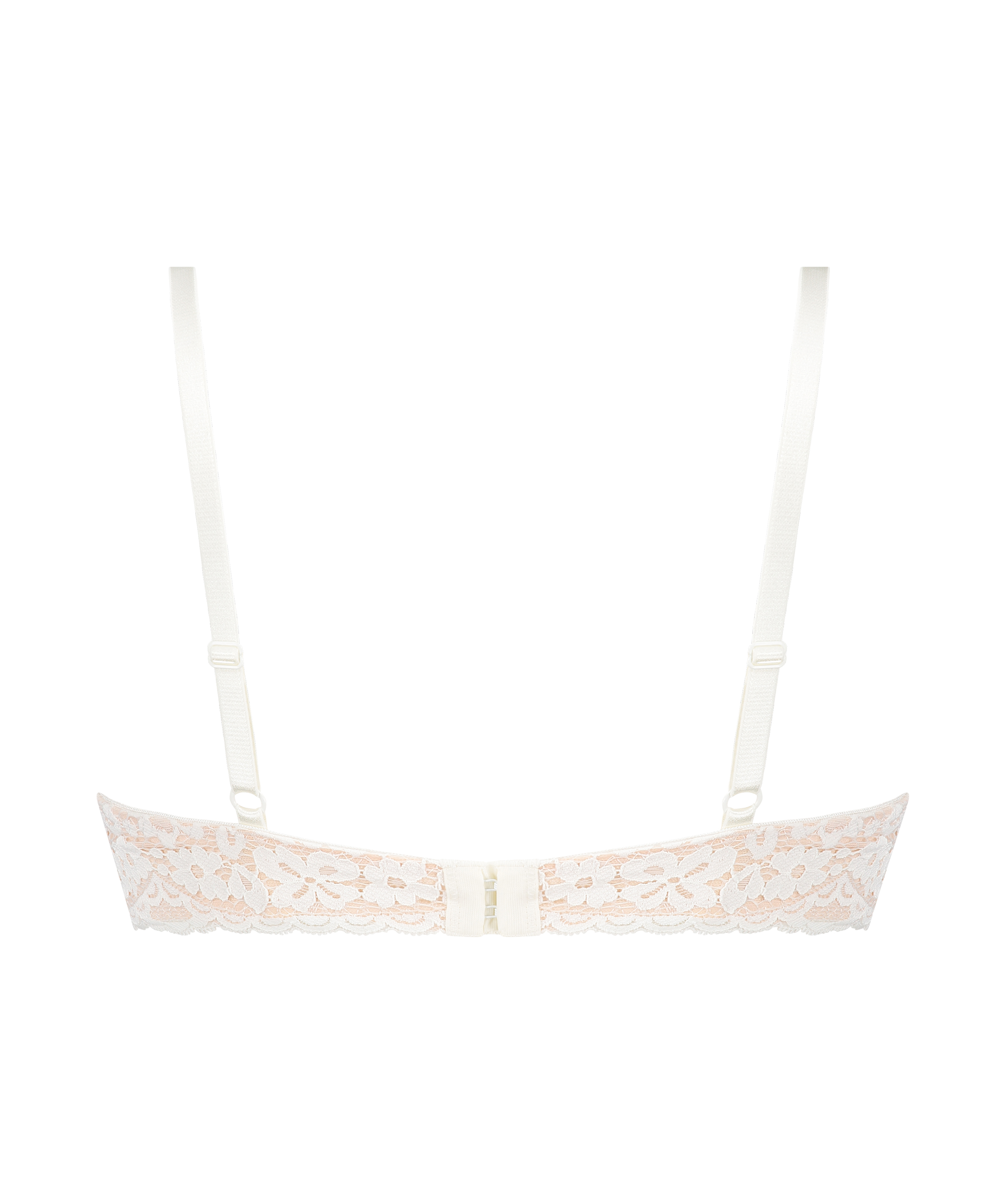Rose Non-Padded Underwired Bra, White, main