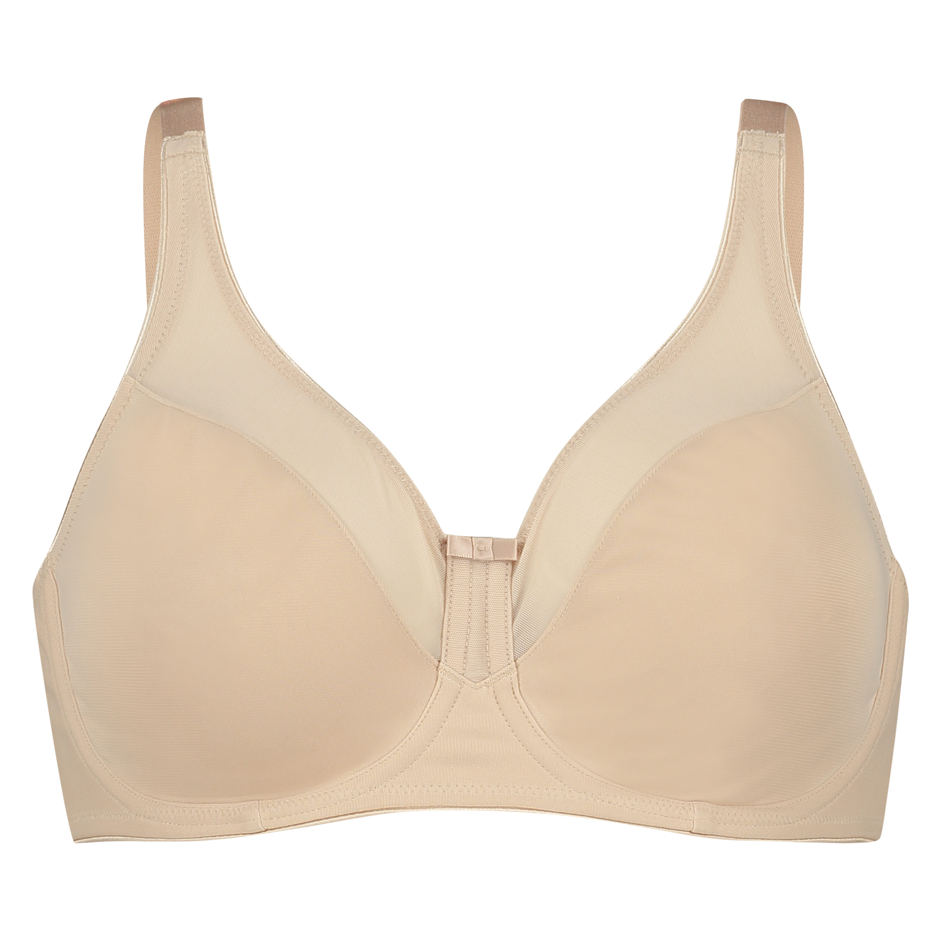 Nina Non-Padded Underwired Minimizer Bra, Beige, main