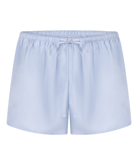 Ayla Satin Shorts, Blue