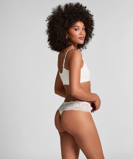 Florence Thong Boxers, White