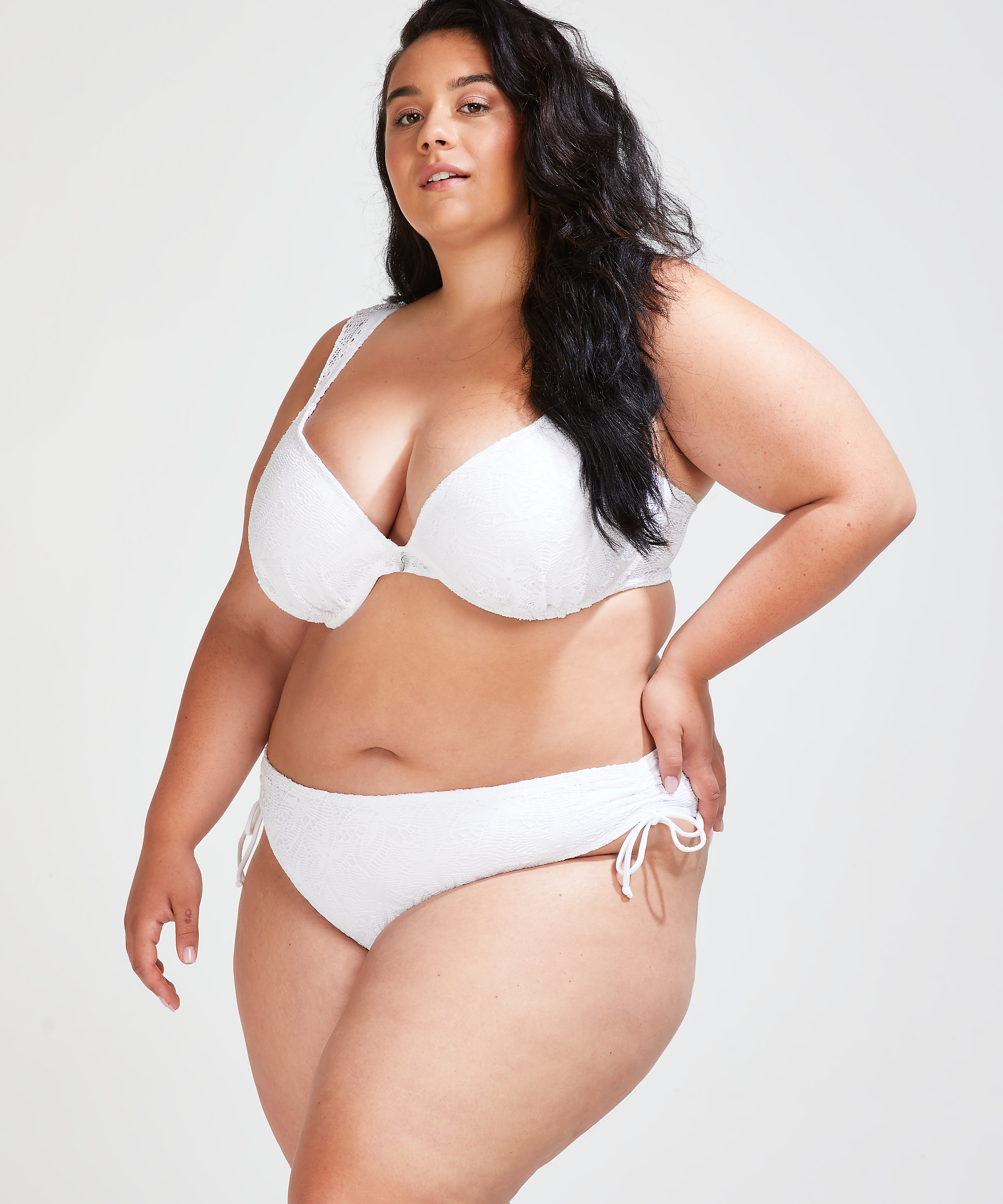 Etta Rio Bikini Bottoms, White, main