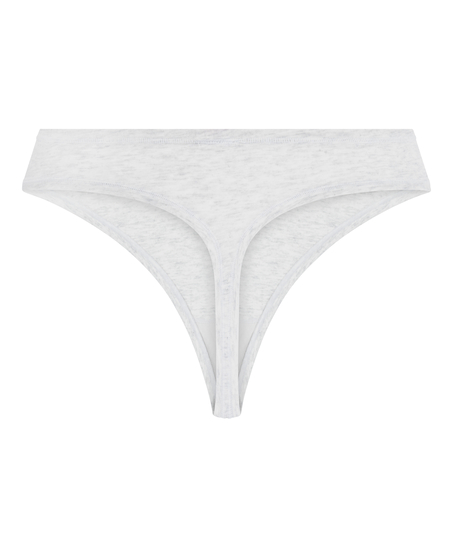 Thong Soft Cotton, Gray