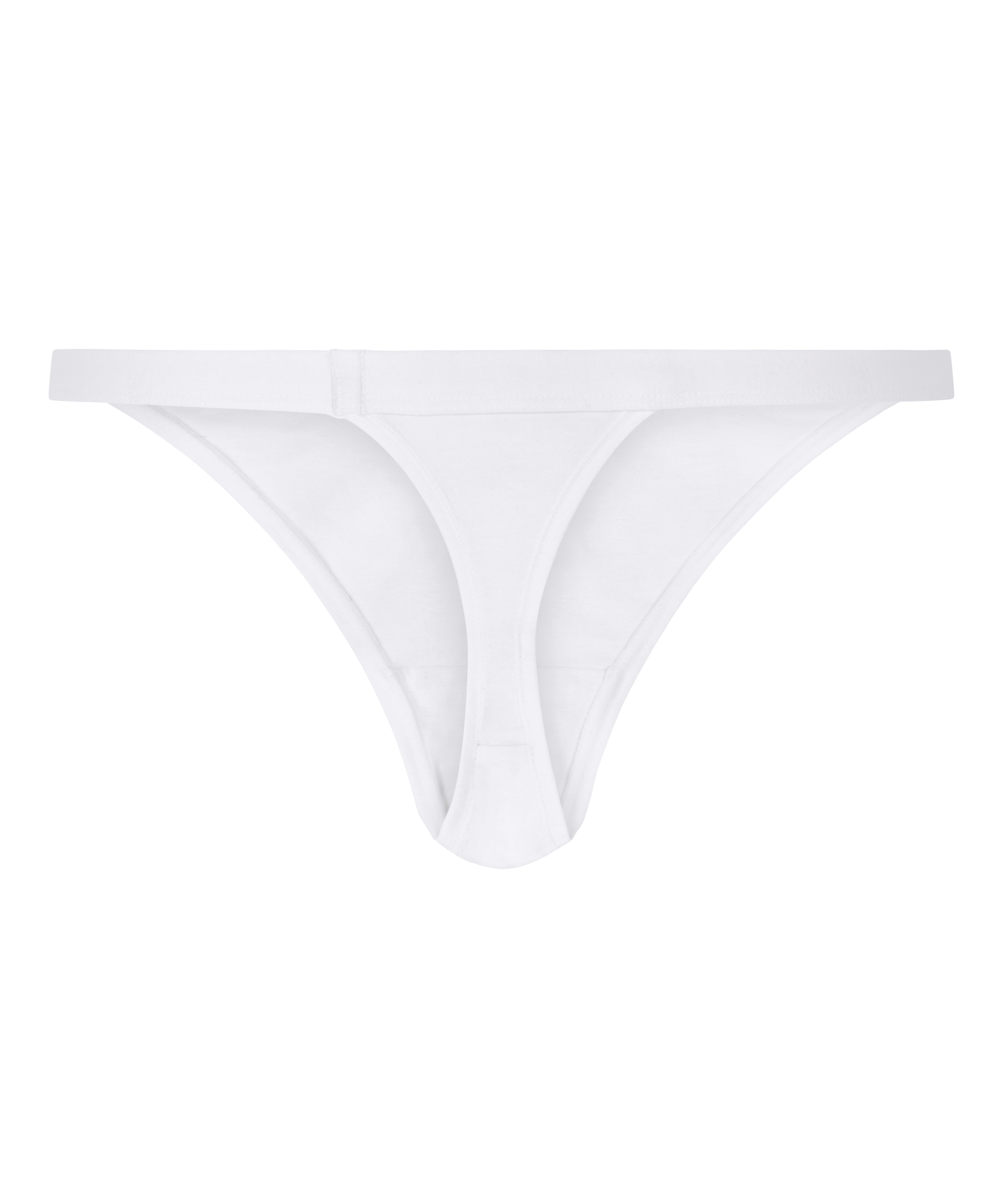 Cotton Thong, White, main