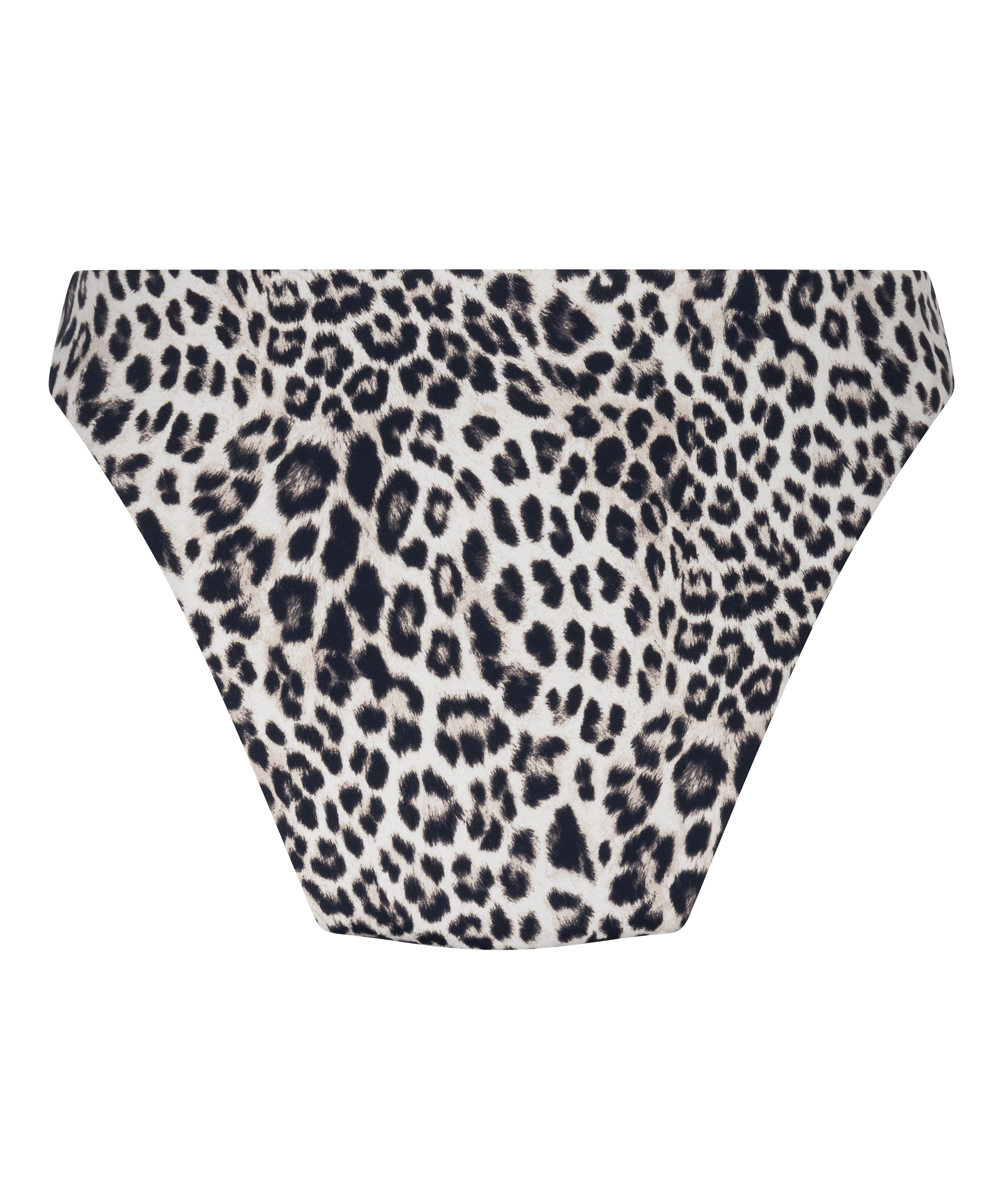 Highleg Bikini Bottom Leopard, Black, main