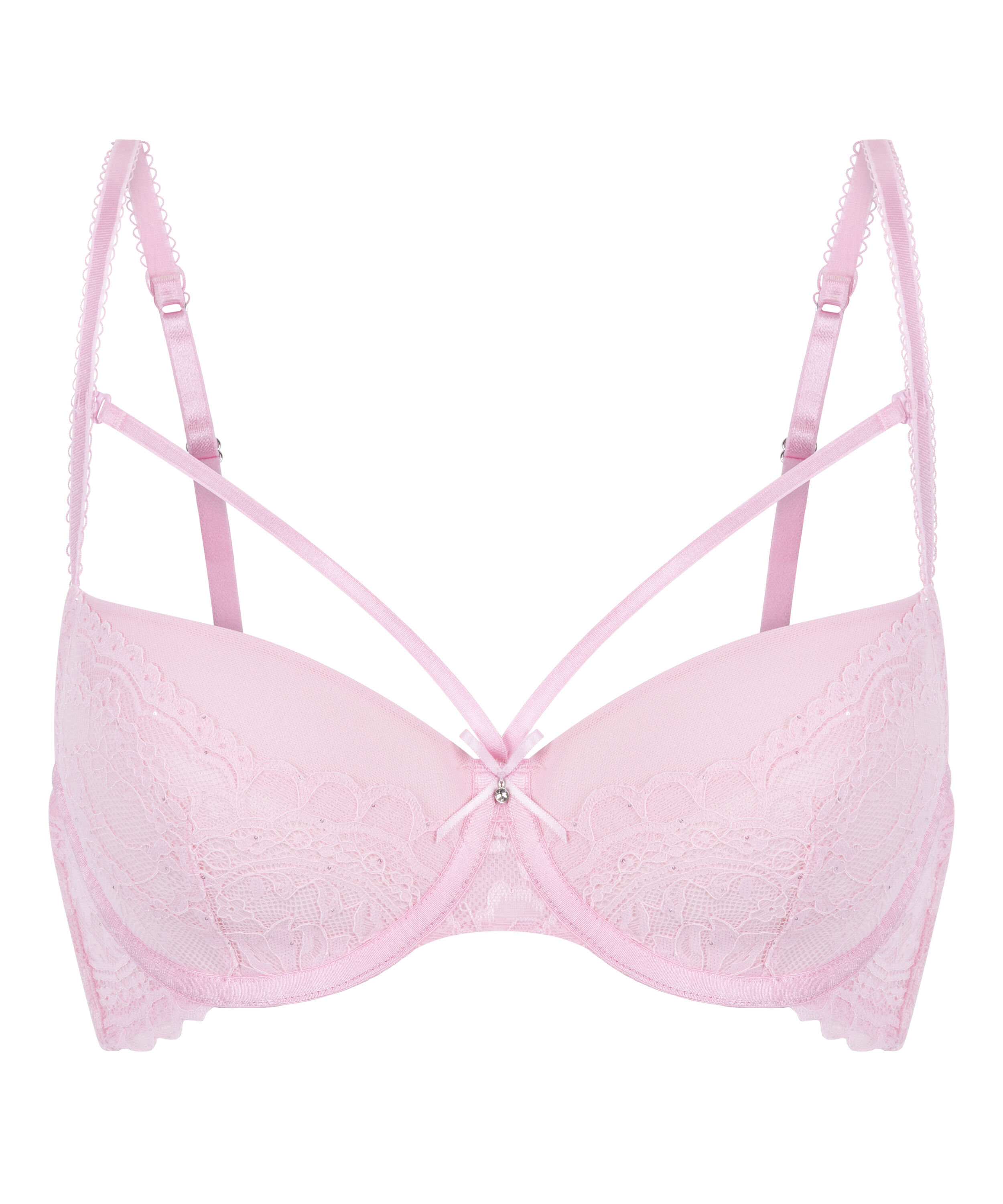 Isadora Padded Underwired Bra, Pink