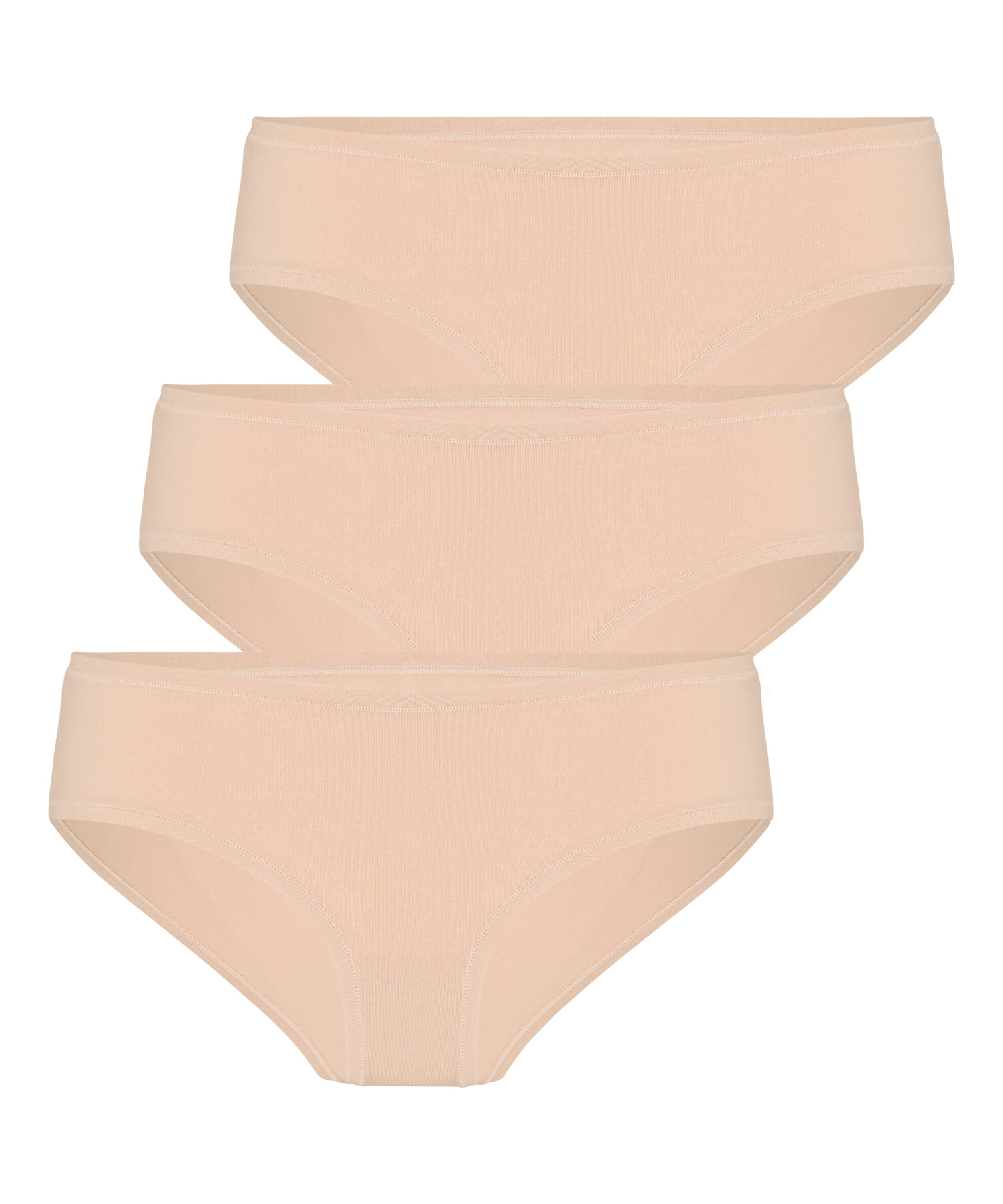 Multipack Cotton Short, Beige