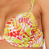 Marrakesh Padded Push-Up Bikini Top, Green