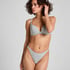 Cotton Padded Underwired Push-Up Bra, Gray