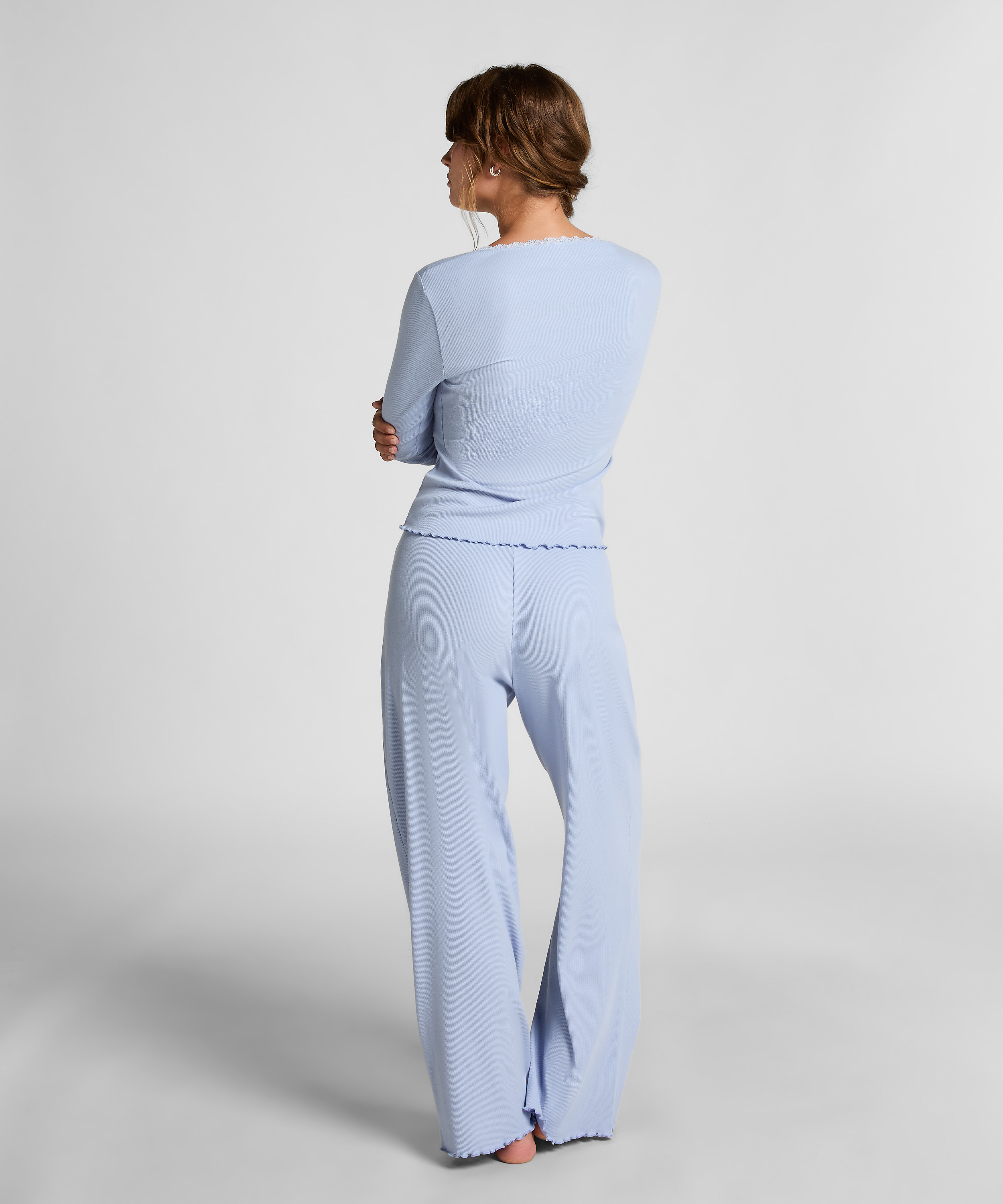 Top Jersey Rib, Blue, main