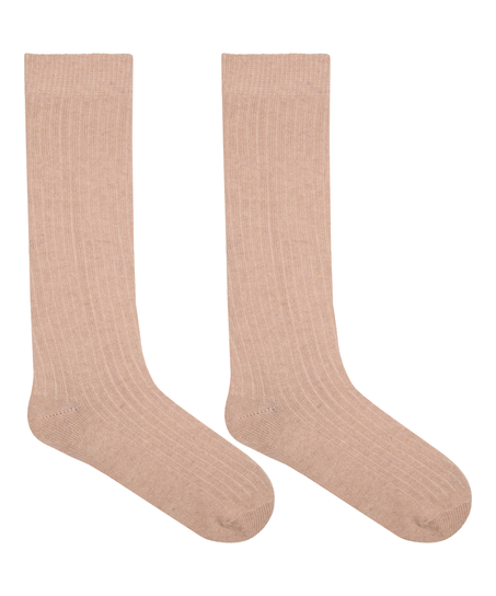 Cashmere Blended Socks, Pink