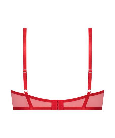 Pippa Padded Underwired Bra, Red