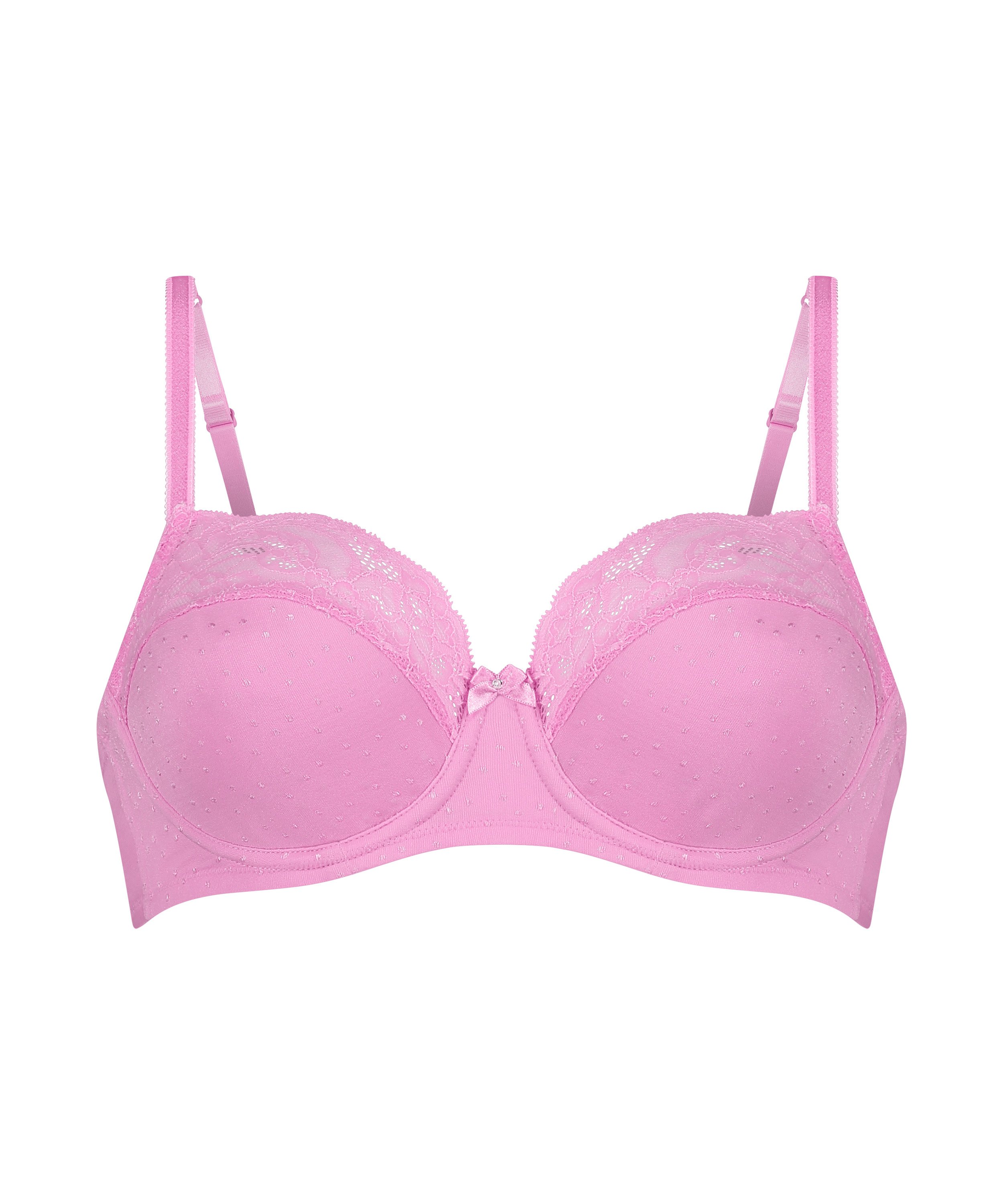 Sophie Non-Padded Underwired Bra, Pink, main