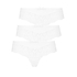 3-pack Brazilian shorts Valencia, White