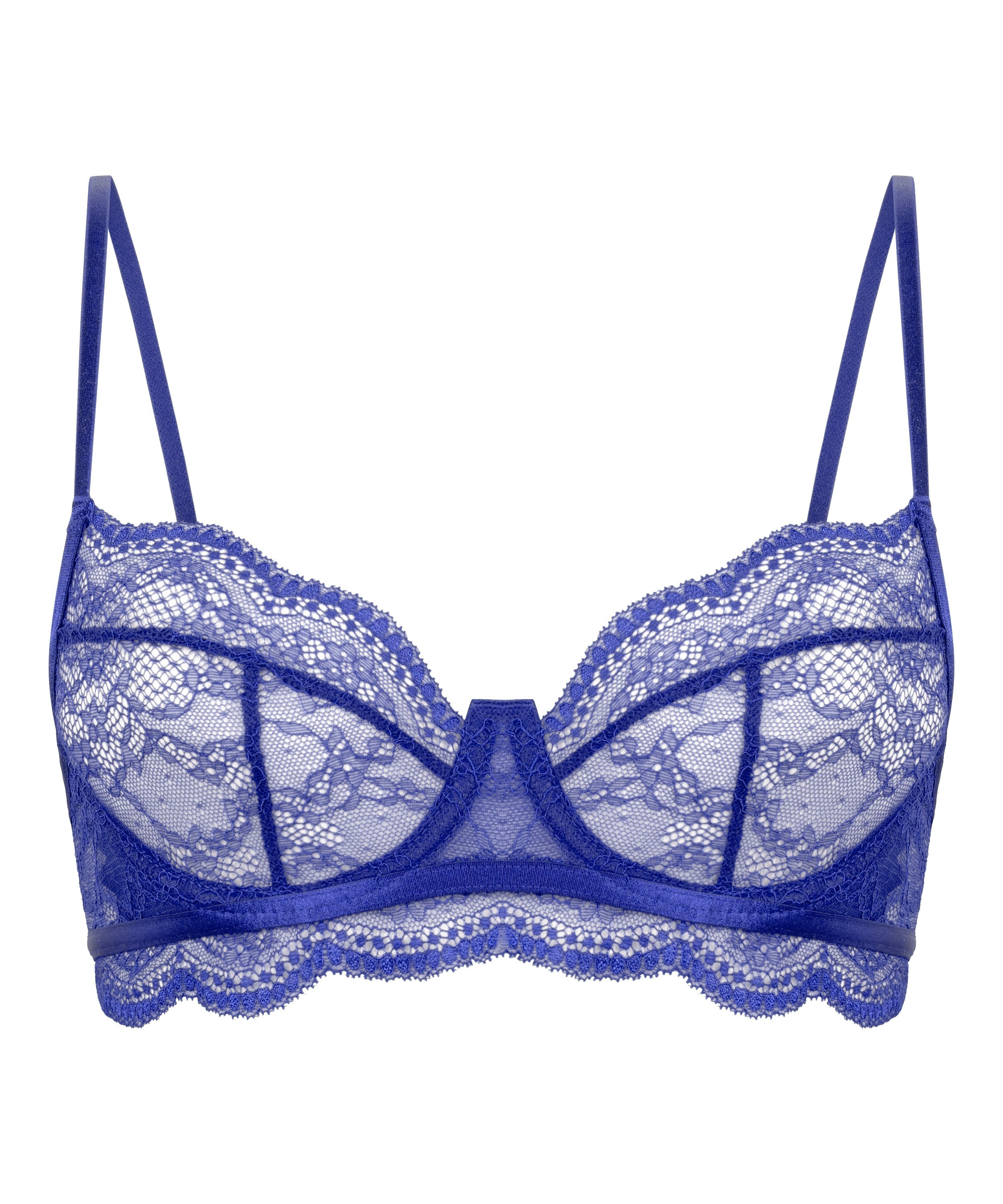 Isabelle Non-Padded Underwired Bra, Blue, main