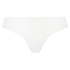 Invisible cotton thong, White