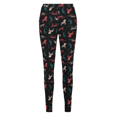 Jersey pyjama pants, Black