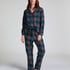 Flannel Pyjama Set, Green