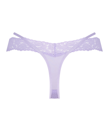 Elliena Extra Low V Thong, Blue