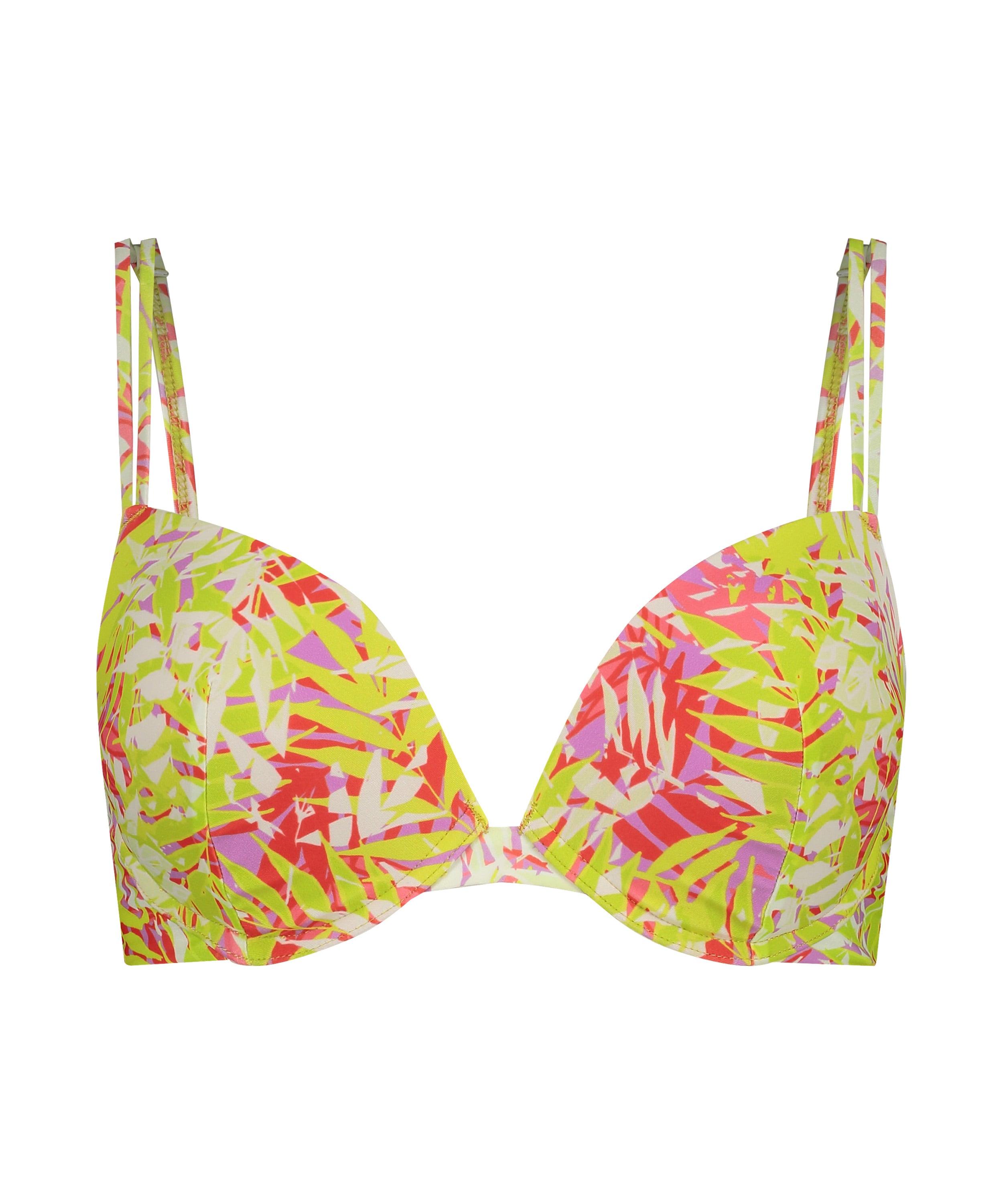 Marrakesh Padded Push-Up Bikini Top, Green, main