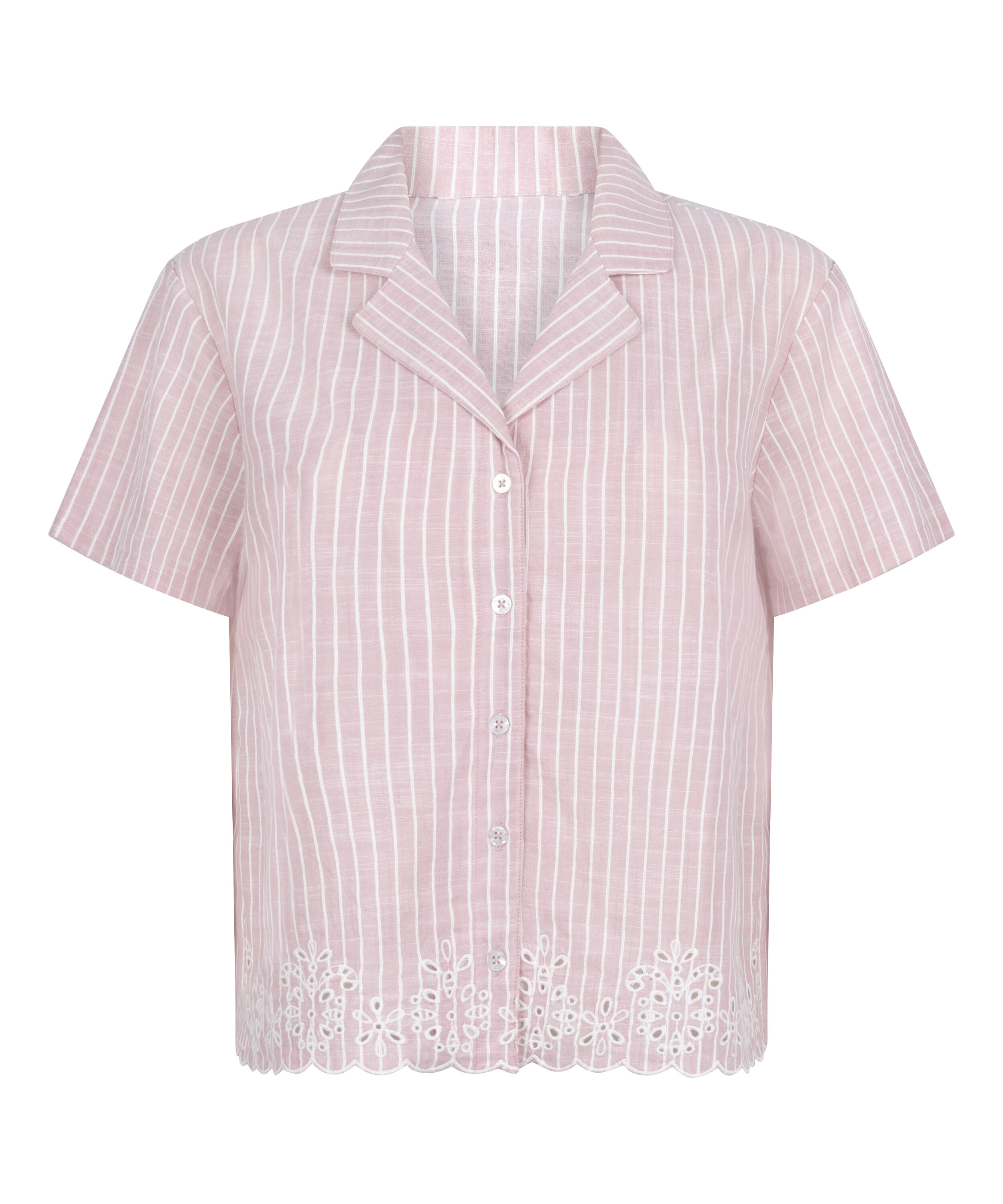 Striped Pyjama Jacket, Pink