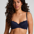 Marine Padded Underwired Bra, Blue