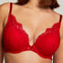 Arabella Padded Underwired Maximiser Bra, Red