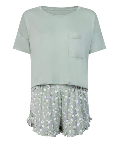 Short Pyjama Set, Green