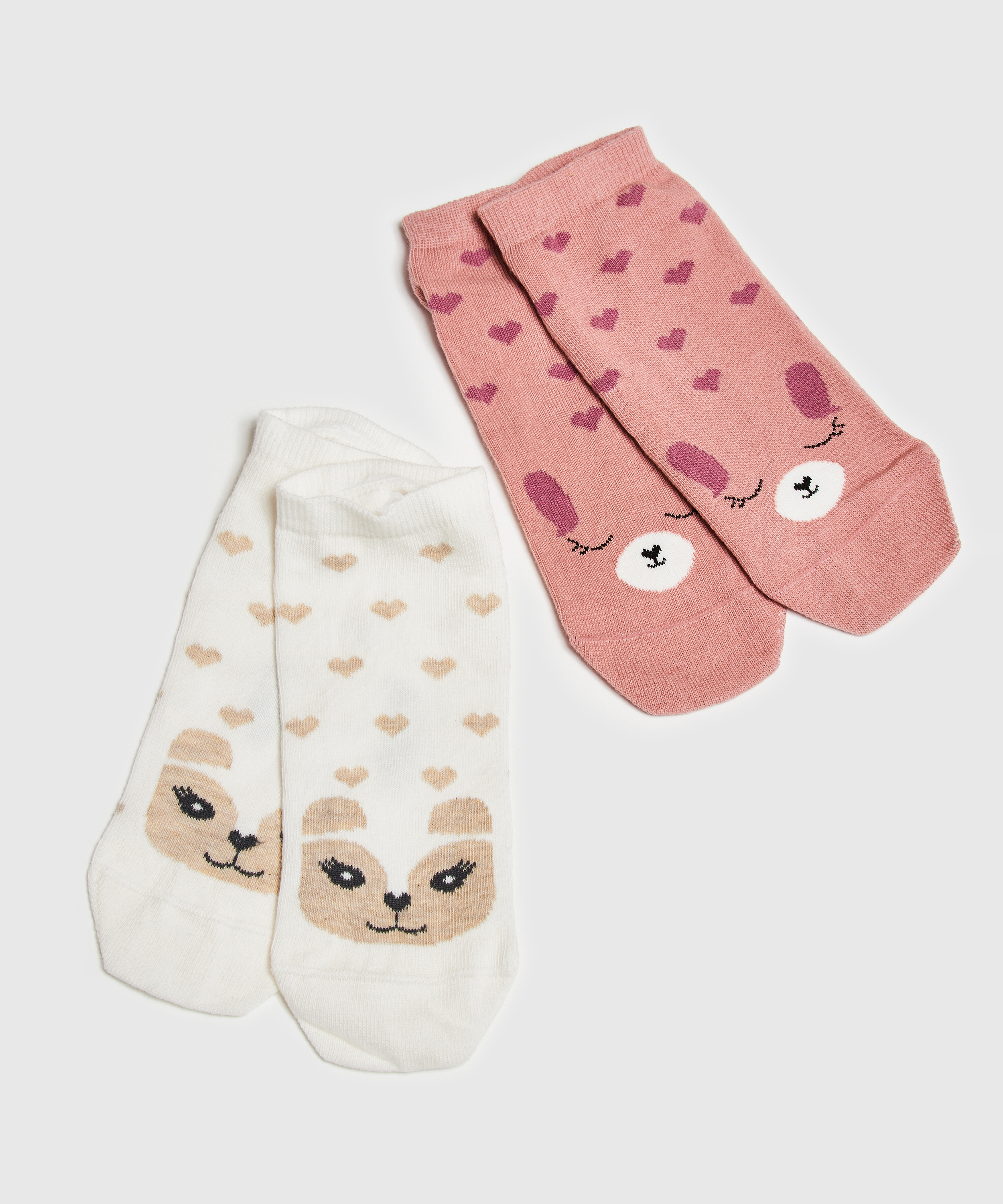 2 Pairs Of Socks, Pink, main