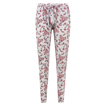 Loose-fitting Pajama Pants, Gray